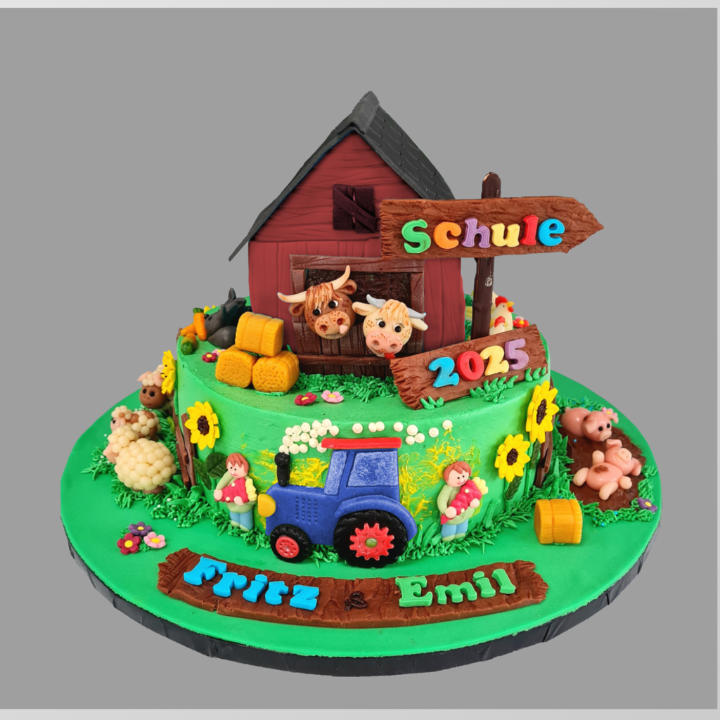 SA31 Schulanfangstorte "Bauernhof"