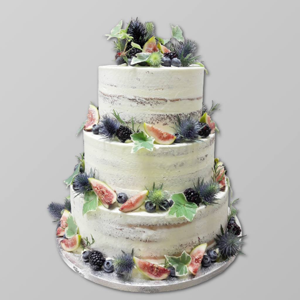 HA45 Hochzeitstorte "Semi Naked Cake"