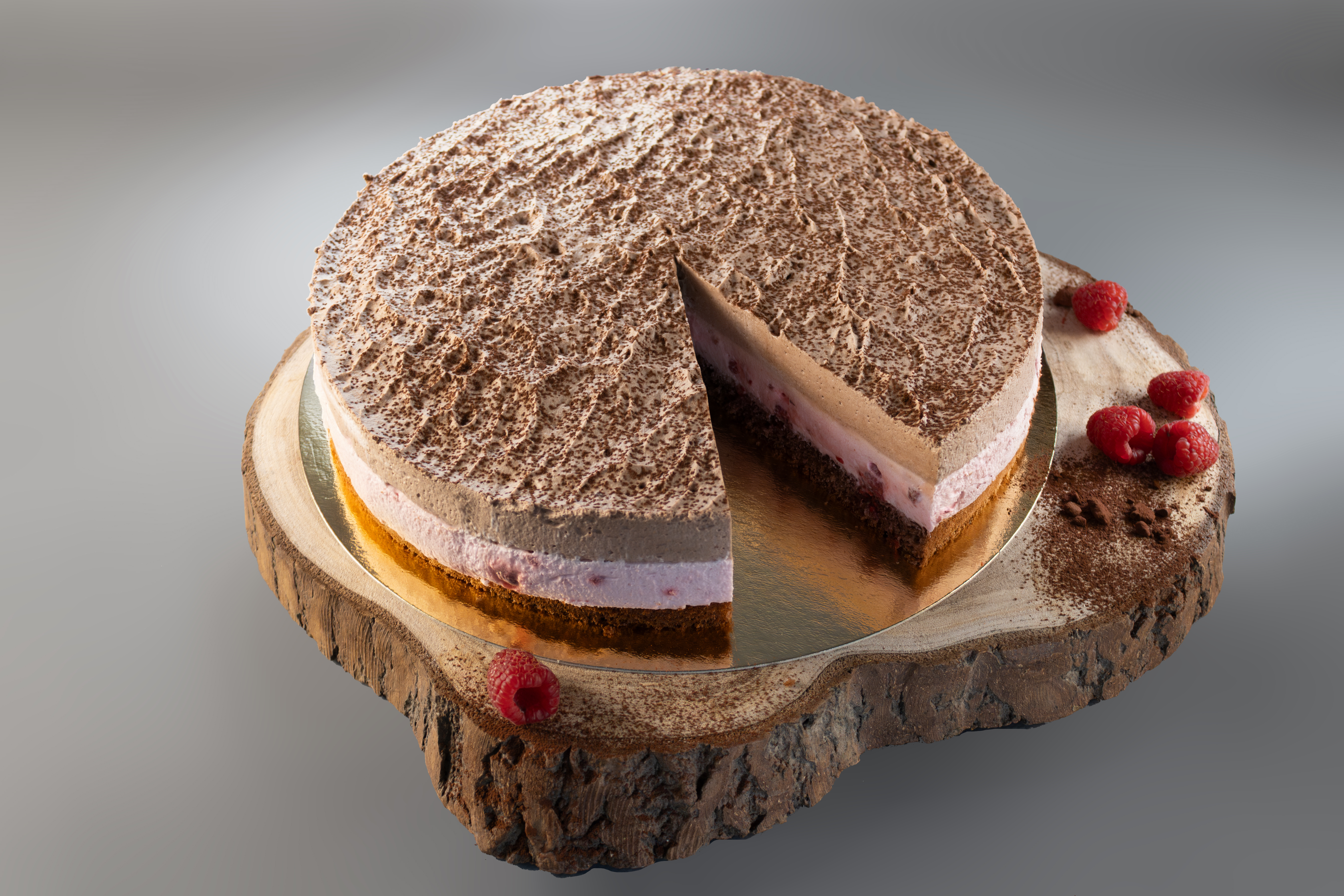 Schoko-Himbeer-Sahnetorte