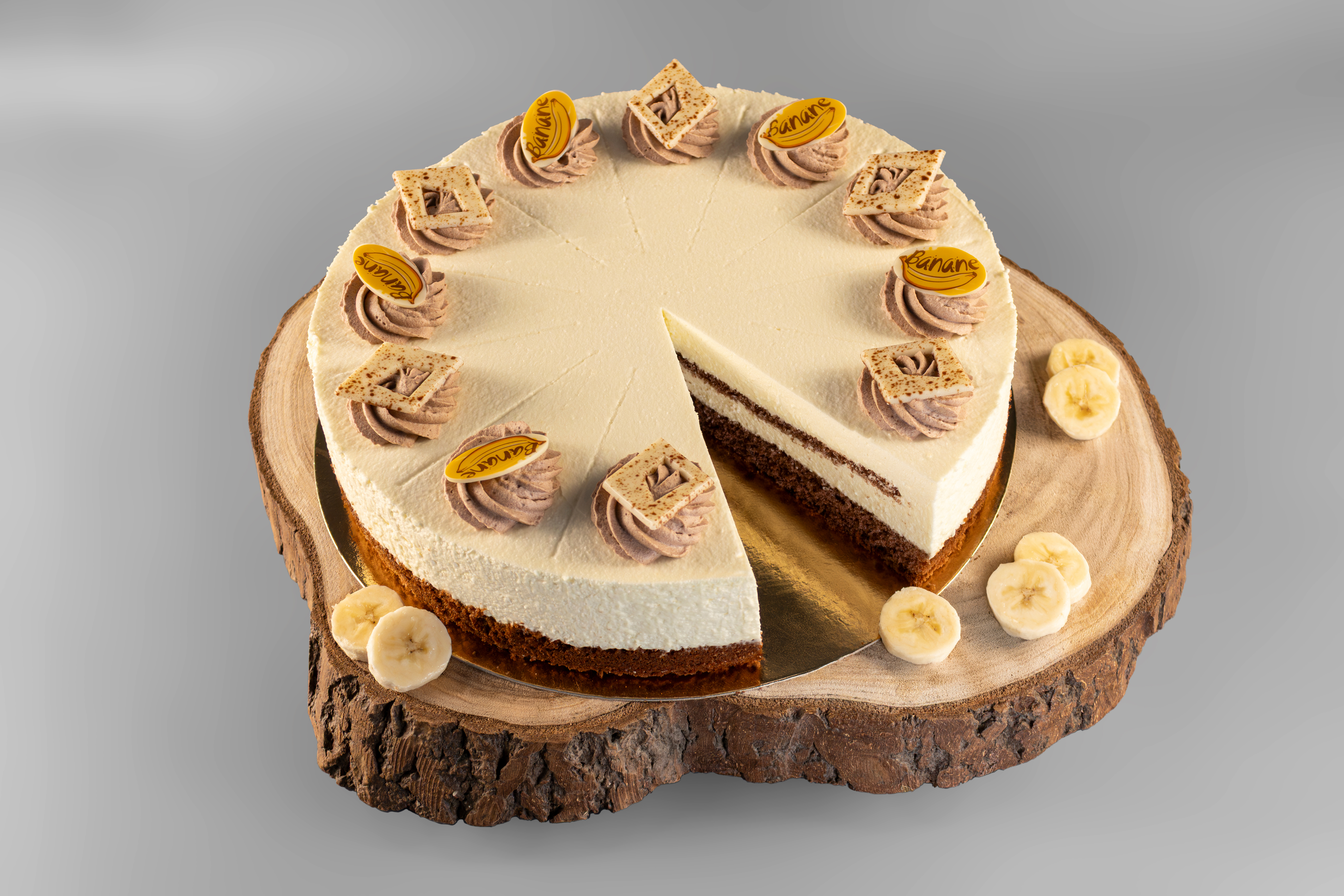 Schoko-Bananen-Sahnetorte