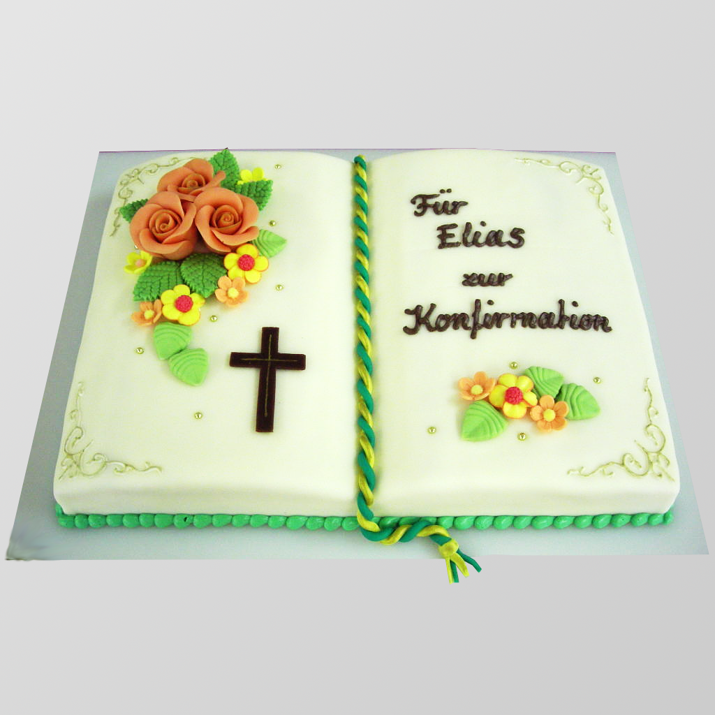 S45 Sondertorte zur Konfirmation "Buch"