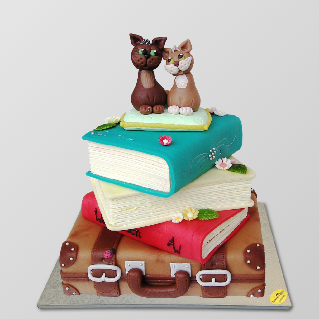 S50 Sondertorte "Bücherstapel"