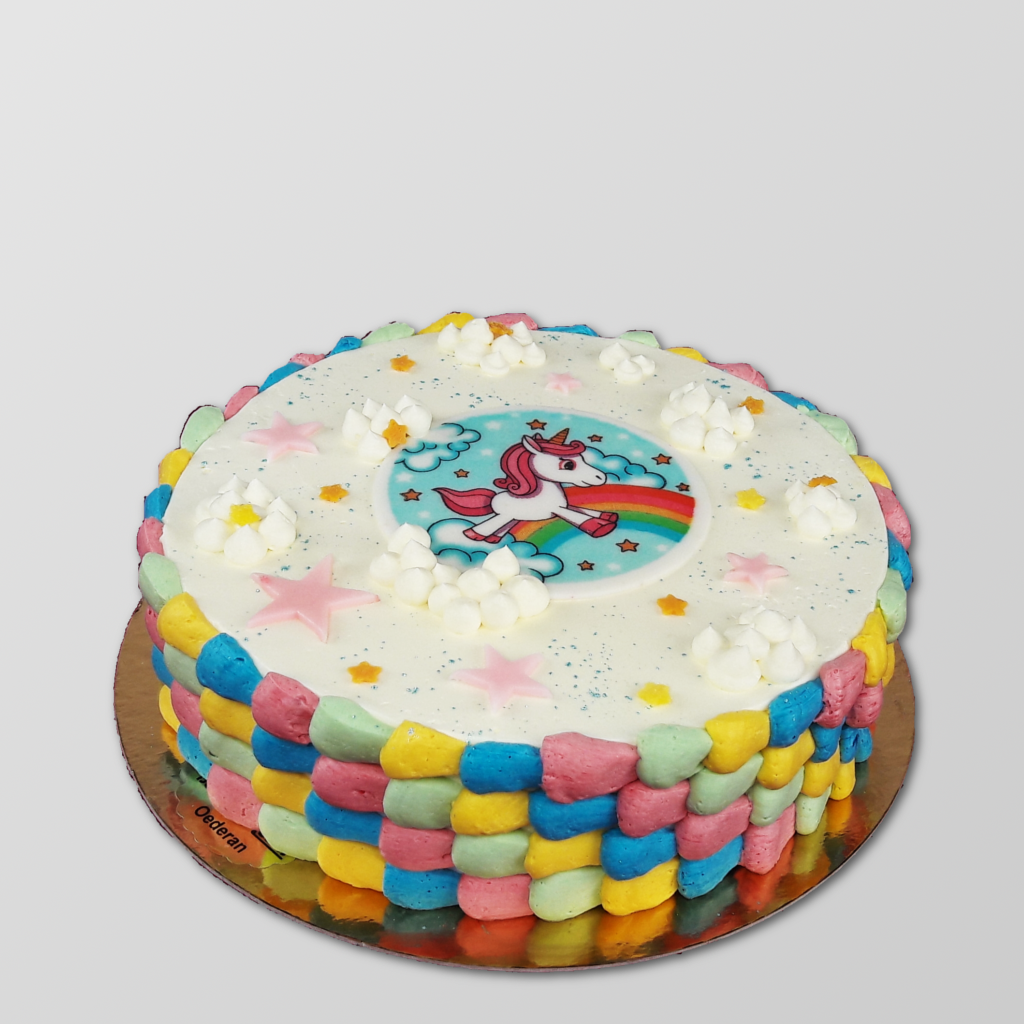 S69 Kleine Torte mit Einhorn