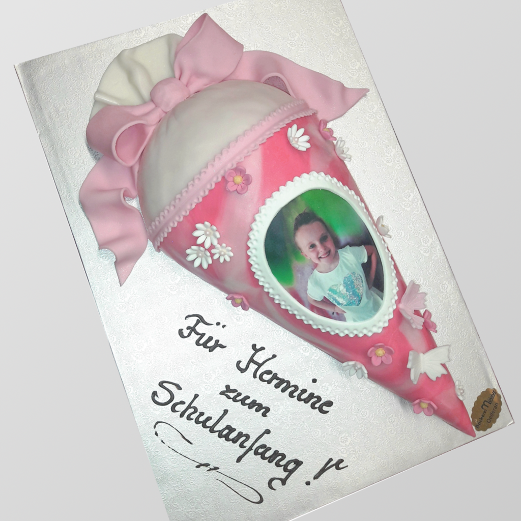 SA25 Zuckertütentorte mit Fotodruck