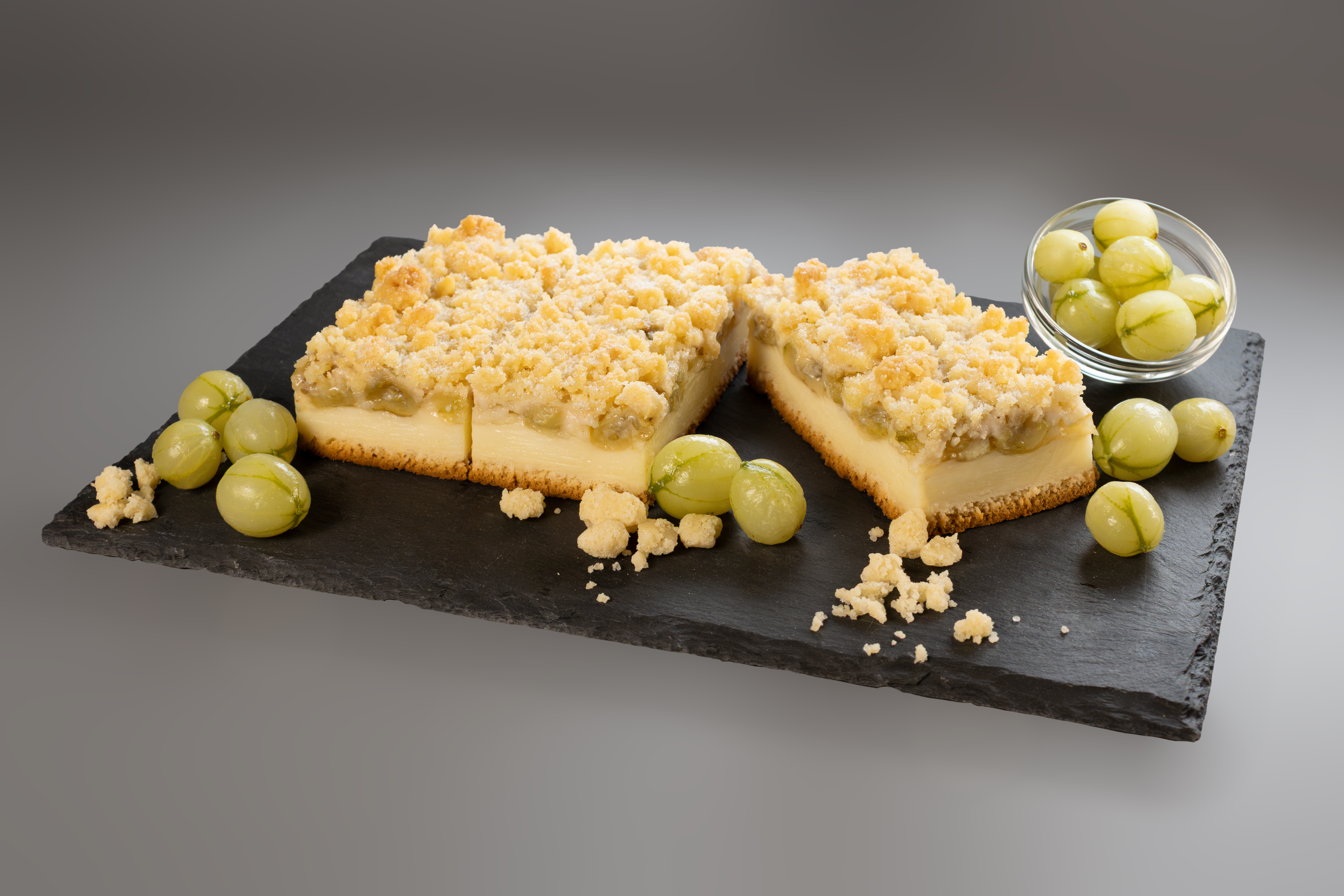 Stachelbeerkuchen mit Streusel - nicht dauerhaft im Sortiment