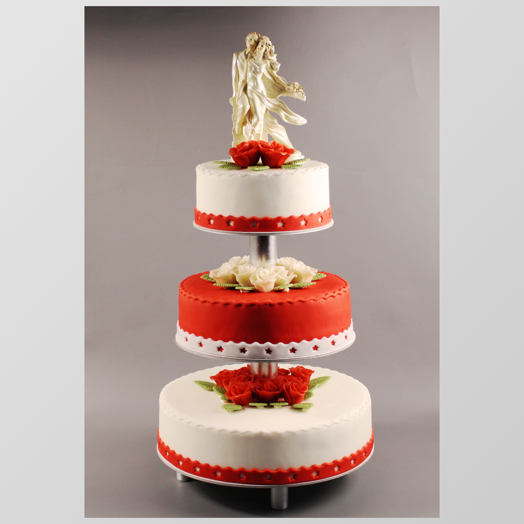 HE21 Etagen- Hochzeitstorte
