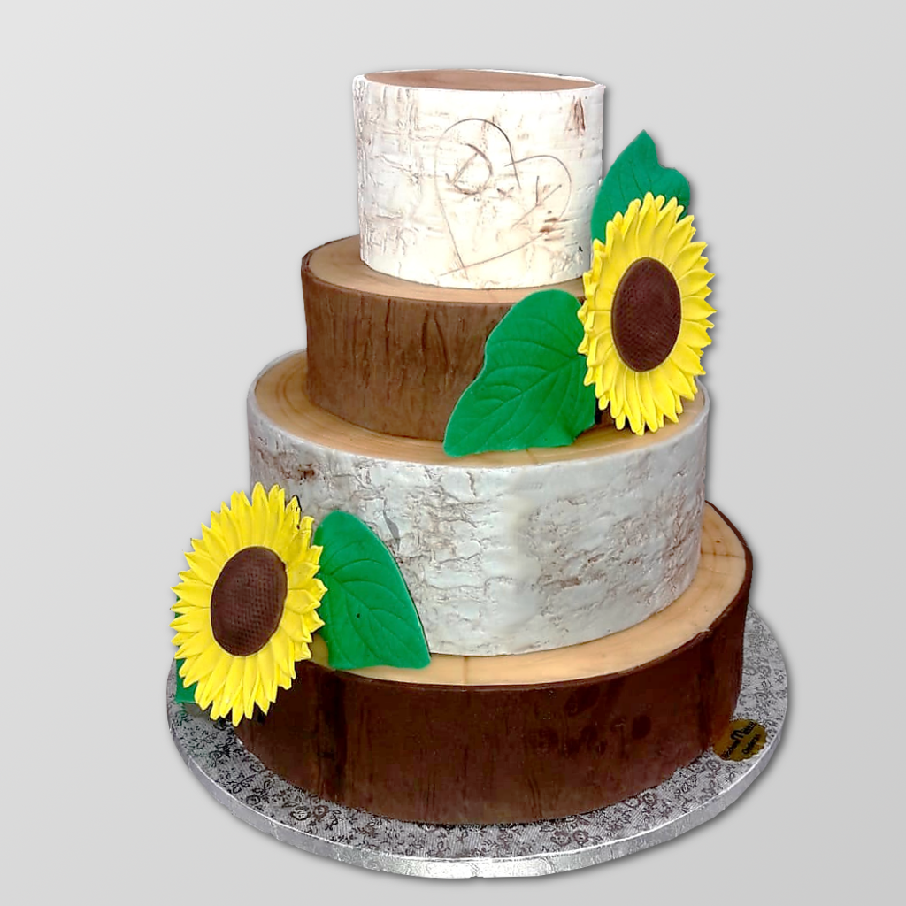 HA42 Hochzeits- Aufsatztorte "Herbst"