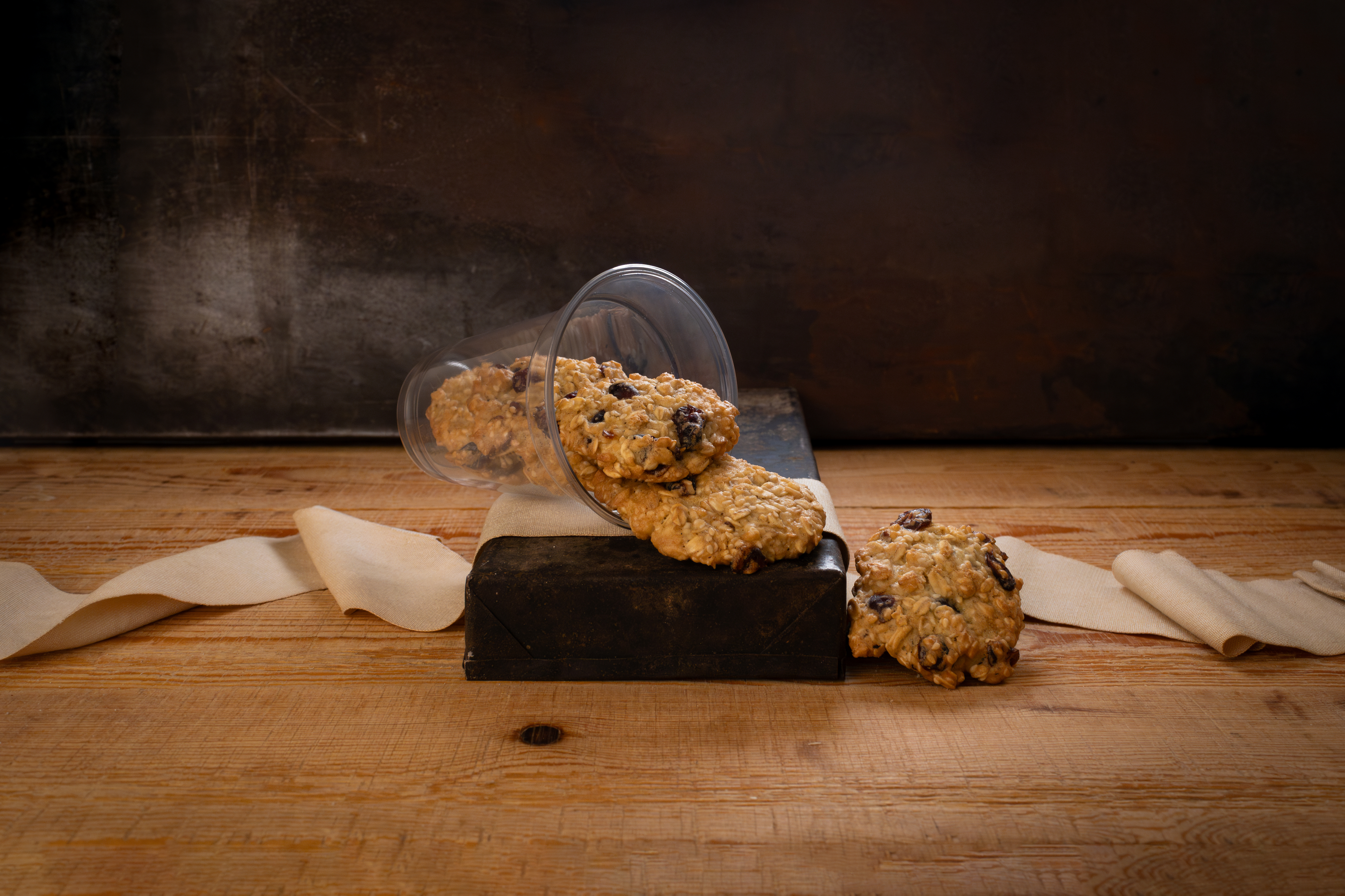 Haferflockenkekse mit Cranberrys