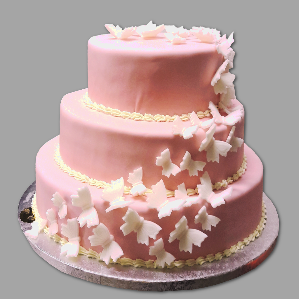 HA22 Aufsatztorte mit Schmetterlingen