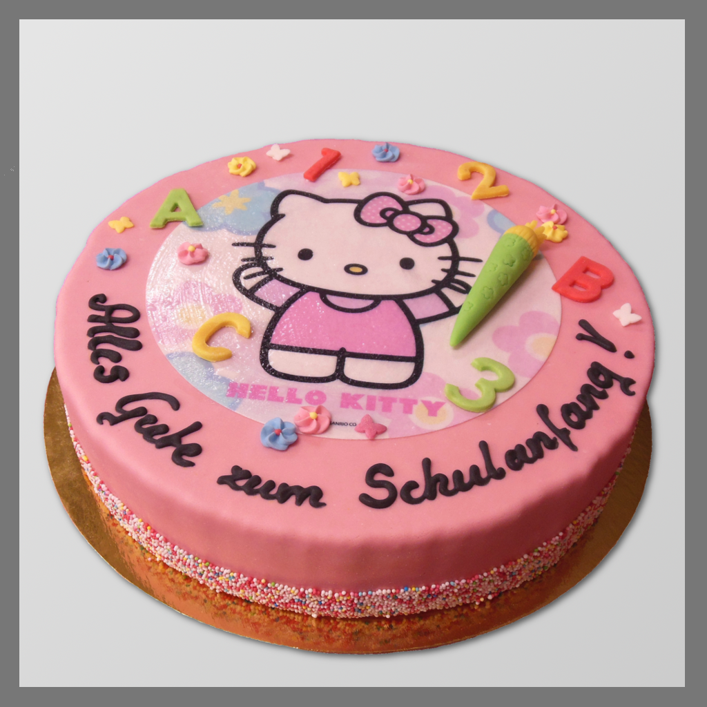SA13 Schulanfangstorte "Hello Kitty"