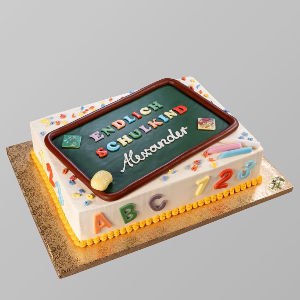 SA28 Schulanfangstorte "Endlich Schulkind"