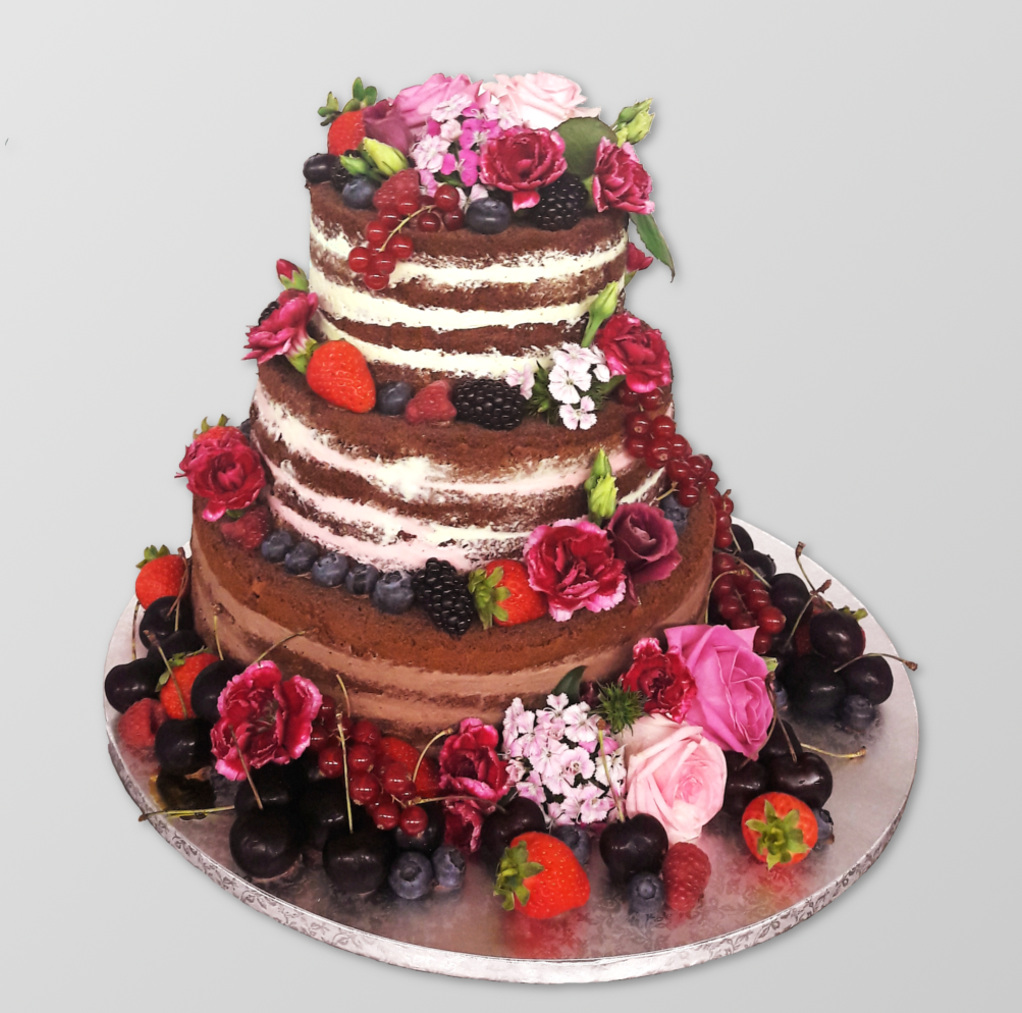 HA44 Hochzeitstorte "Naked Cake"