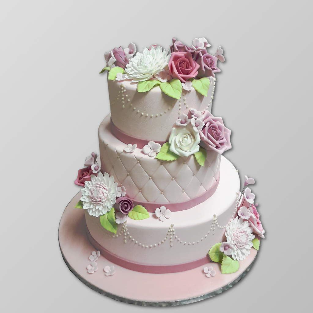 HA32 Hochzeitstorte "Vintage"